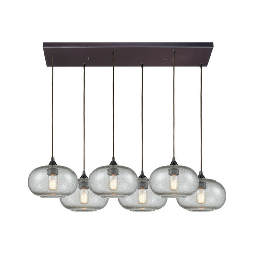 Volace Six Light Pendant in Oil Rubbed Bronze (45|25124/6RC)