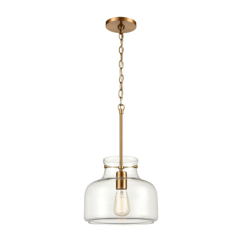 Lola One Light Pendant in Satin Brass (45|30110/1)