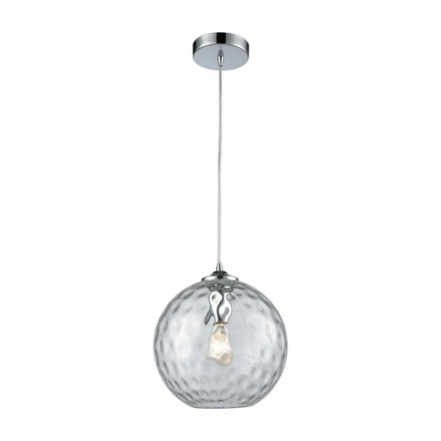 Watersphere One Light Mini Pendant in Polished Chrome (45|31380/1CLR)