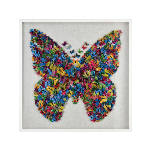 Butterfly Wall Art in Multicolor (45|3168-082)