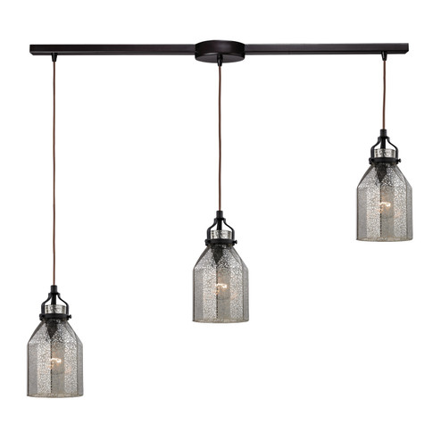 Danica Three Light Pendant in Oil Rubbed Bronze (45|46009/3L)