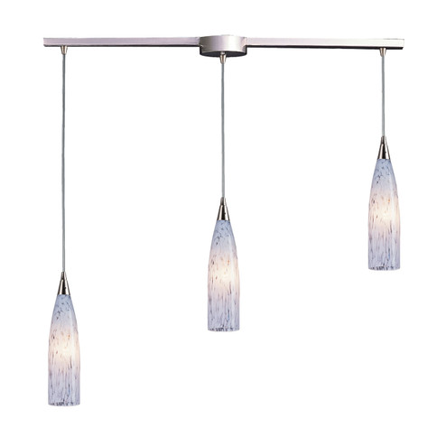 Lungo Three Light Pendant in Satin Nickel (45|501-3L-SW)