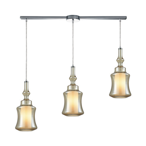 Alora Three Light Pendant in Polished Chrome (45|56502/3L)