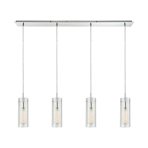 Swirl Four Light Pendant in Polished Chrome (45|56595/4LP)