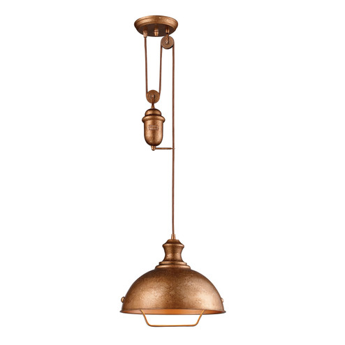 Farmhouse One Light Pendant in Bellwether Copper (45|65061-1)