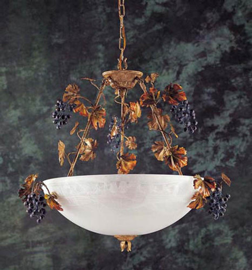 Muscadine Six Light Pendant in Beige (45|66397)