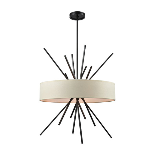 Xenia Five Light Chandelier in Oil Rubbed Bronze (45|66914/5)