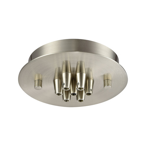 Pendant Options Seven Light Canopy in Satin Nickel (45|7SR-SN)