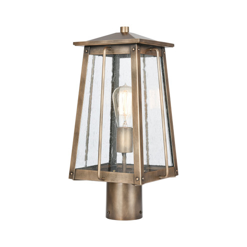 Kirkdale Two Light Outdoor Post Mount in Vintage Brass (45|83416/1)