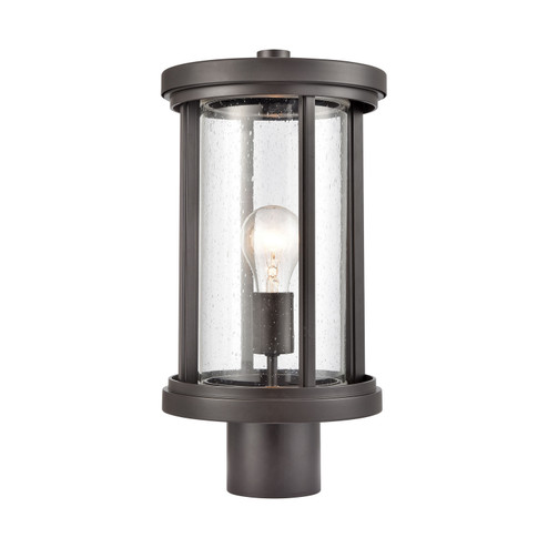 Brison One Light Outdoor Post Mount in Oil Rubbed Bronze (45|89386/1)