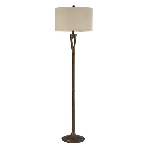 Martcliff One Light Floor Lamp in Burnished Bronze (45|D2427)