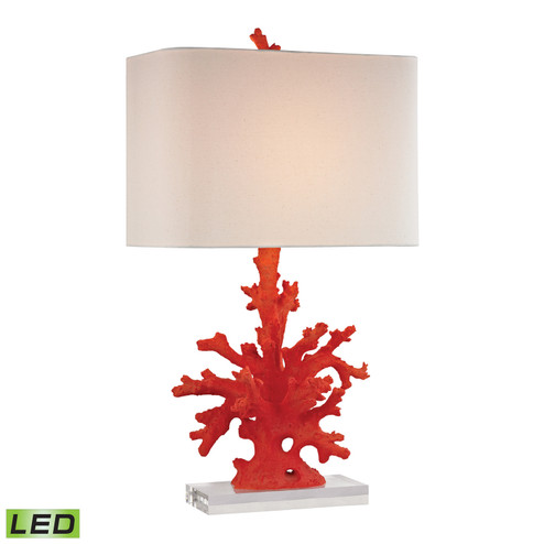 Red Coral LED Table Lamp in Red (45|D2493-LED)