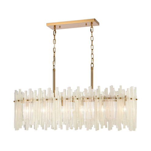 Brinicle Six Light Chandelier in White (45|D4663)
