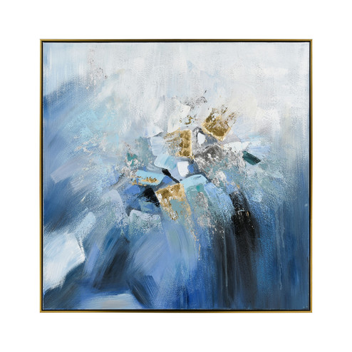 Bursts Wall Art in Blue (45|S0016-8135)