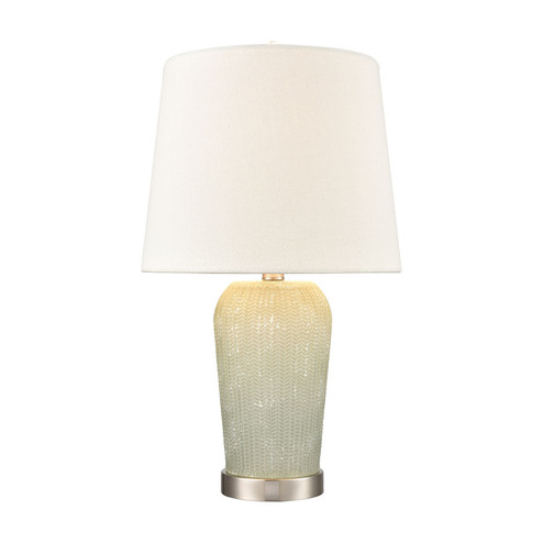 Prosper One Light Table Lamp in Salted Seafoam, Satin Nickel (45|S0019-8033)