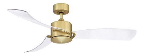 SculptAire 52''Ceiling Fan in Brushed Satin Brass (26|FP8511BS)