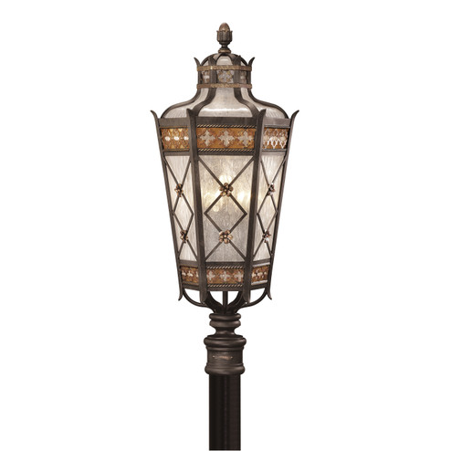 Chateau Outdoor Five Light Outdoor Post Mount in Bronze (48|541680ST)