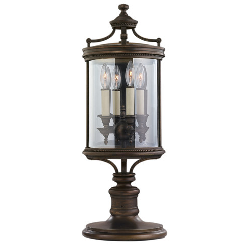 Louvre Four Light Outdoor Pier/Post Mount in Bronze (48|559483ST)