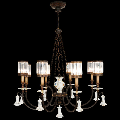 Eaton Place Eight Light Chandelier in Bronze (48|585240ST)