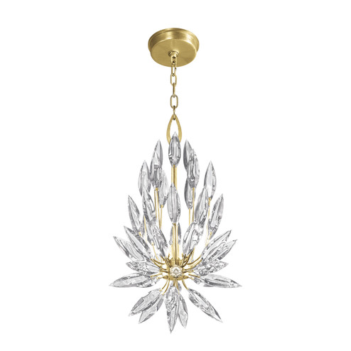 Lily Buds Three Light Chandelier in Gold (48|881540-1ST)