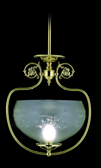 Chancery One Light Pendant in Polished Brass (8|7801 PB)
