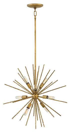 Tryst LED Chandelier in Burnished Gold (138|FR43014BNG)