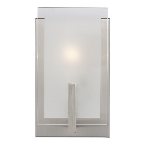 Syll One Light Wall / Bath Sconce in Brushed Nickel (454|4130801-962)