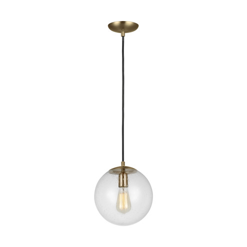 Leo - Hanging Globe One Light Pendant in Satin Brass (454|6601801EN7-848)