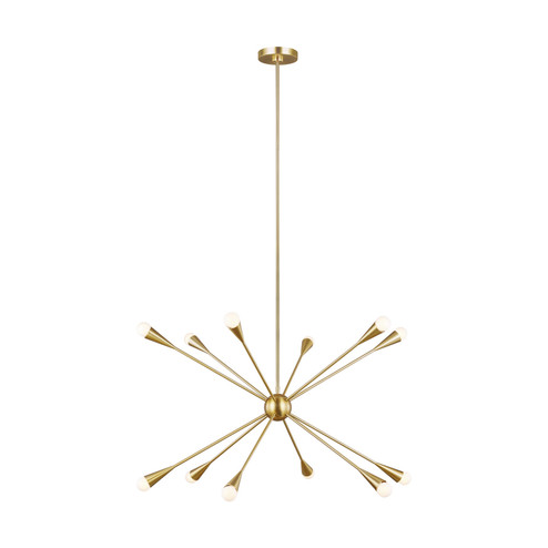 Jax 12 Light Chandelier in Burnished Brass (454|EC10312BBS)