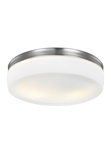 Issen Two Light Flush Mount in Satin Nickel (454|FM504SN)