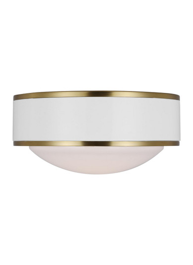 Monroe LED Flush Mount in Burnished Brass (454|KSF1061BBSGW)