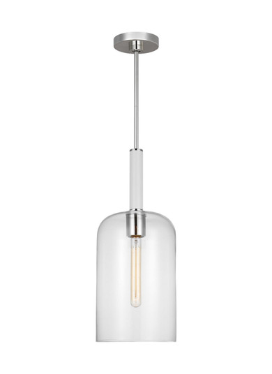 Monroe One Light Pendant in Polished Nickel (454|KSP1051PNGW)