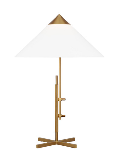 Franklin One Light Table Lamp in Burnished Brass (454|KT1281BBS1)