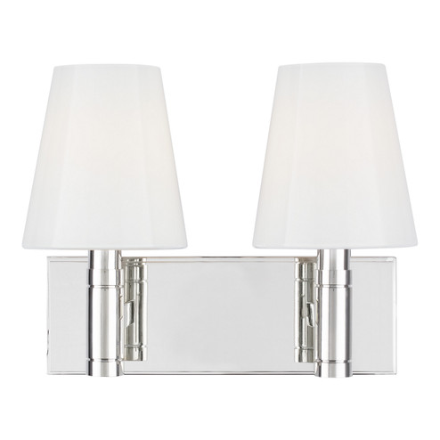 Beckham Classic Two Light Vanity in Polished Nickel (454|TV1022PN)