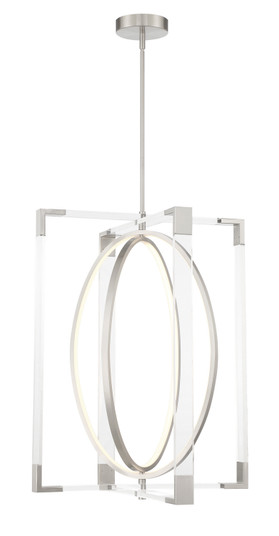 Double Take LED Pendant in Brushed Nickel (42|P2266-084-L)