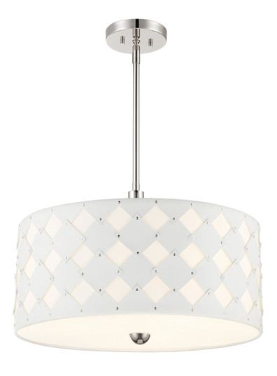Patchwork Three Light Pendant in Polished Nickel (42|P5338-613)