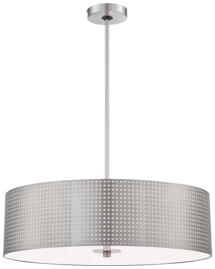 Grid Four Light Pendant in Brushed Nickel (42|P5745-084)