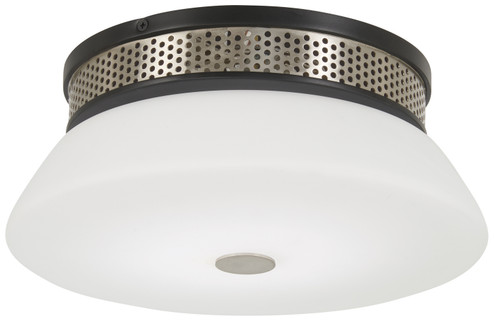 Tauten LED Flush Mount in Coal With Brushed Nickel (42|P954-691-L)