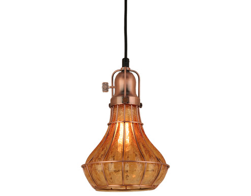 Lani One Light Pendant in Weathered Copper (381|H-99559-C-49-AMC)