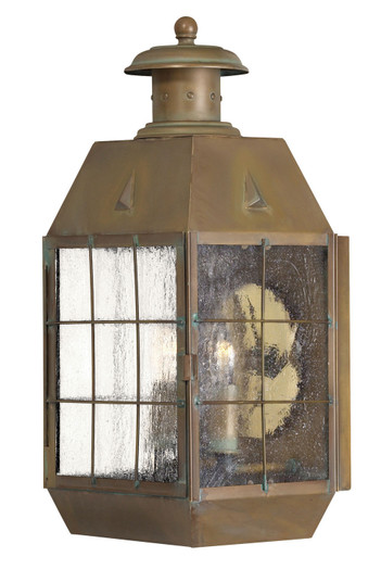 Nantucket LED Wall Mount in Aged Brass (13|2374AS)
