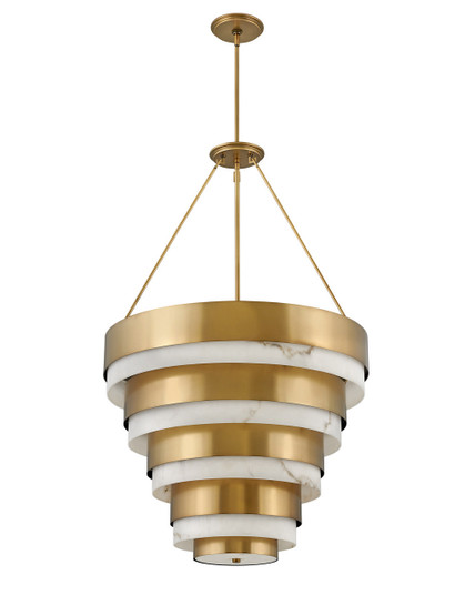 Echelon LED Chandelier in Heritage Brass (13|30188HB)