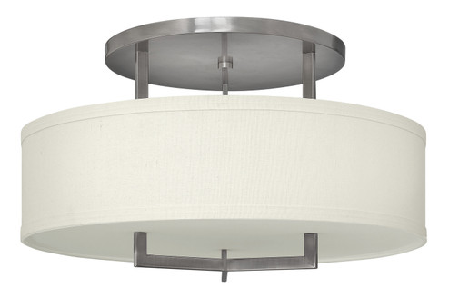 Hampton LED Semi-Flush Mount in Antique Nickel (13|3211AN-LED)