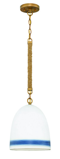 Nash LED Pendant in Heirloom Brass (13|3364HR-NV)