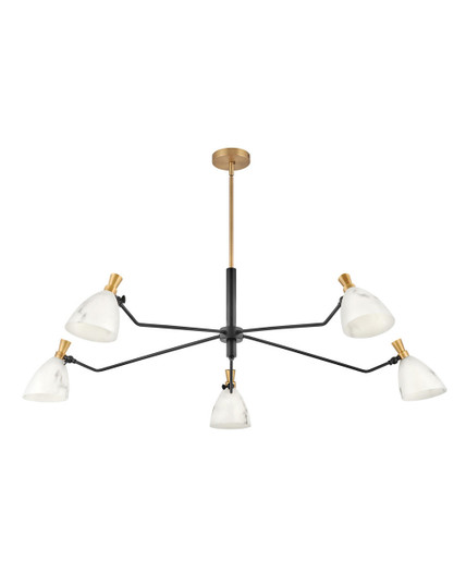Sinclair LED Chandelier in Heritage Brass (13|33795HB)