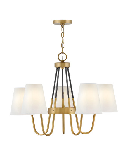 Aston LED Chandelier in Heritage Brass (13|37385HB)