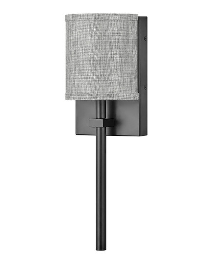 Avenue Heathered Gray LED Wall Sconce in Black (13|41009BK)