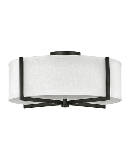 Axis Off White LED Semi-flush Mount in Black (13|41708BK)