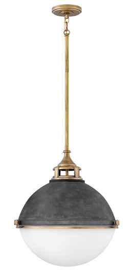 Fletcher LED Pendant in Aged Zinc (13|4835DZ)