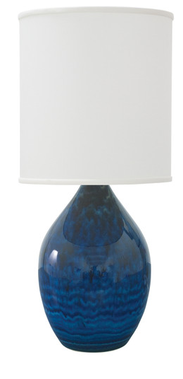 Scatchard One Light Table Lamp in Midnight Blue (30|GS201-MID)