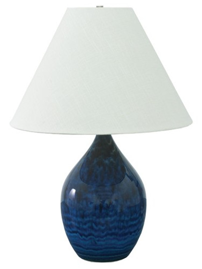 Scatchard One Light Table Lamp in Midnight Blue (30|GS400-MID)